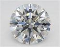 Lab Grown Diamond 2.02 Carats, Round with Excellent Cut, E Color, VS1 Clarity and Certified by GIA
