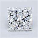 Diamante Natural 3.02 quilates, Princesa , Color G, claridad VS1 y certificado GIA