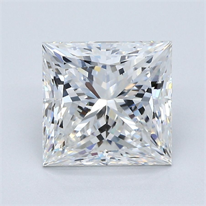 Picture of Natural Diamond 3.02 Carats, Princess with  Cut, G Color, VS1 Clarity and Certified by GIA