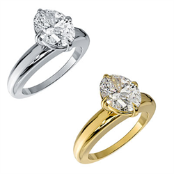 Picture of Bold Solitaire engagement ring setting for all shapes