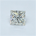 Diamante Natural 0.52 quilates, Princesa , Color H, claridad IF y certificado GIA