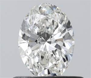 Picture of Natural Diamond 0.50 Carats, Oval with  Cut, H Color, VS2 Clarity and Certified by GIA
