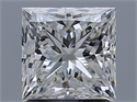 Natural Diamond 1.57 Carats, Princess with  Cut, G Color, VS2 Clarity and Certified by GIA