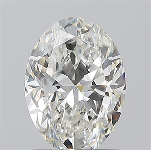 Foto Diamante Natural 1.01 quilates, Ovalado , Color G, claridad SI1 y certificado GIA de