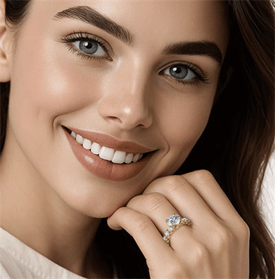 2Carat Lab E VVS2 with1.36 carat Lab diamonds E VVS2 Ideal Cut sides, engagement ring setting for 1.50 carat up