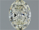 Natural Diamond 0.72 Carats, Oval with  Cut, I Color, VS1 Clarity and Certified by IGI