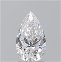 Natural Diamond 1.50 Carats, Pear with  Cut, D Color, SI2 Clarity and Certified by GIA