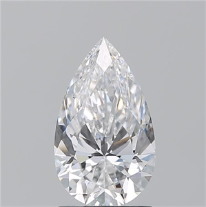 Picture of Natural Diamond 1.50 Carats, Pear with  Cut, D Color, SI2 Clarity and Certified by GIA