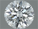 Natural Diamond 0.50 Carats, Round with Excellent Cut, H Color, VVS1 Clarity and Certified by IGI