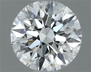 Picture of Natural Diamond 0.50 Carats, Round with Excellent Cut, H Color, VVS1 Clarity and Certified by IGI