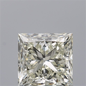 Picture of Natural Diamond 0.90 Carats, Princess with  Cut, M Color, VVS1 Clarity and Certified by GIA