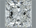Natural Diamond 0.80 Carats, Princess with  Cut, I Color, SI1 Clarity and Certified by GIA