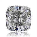Natural Diamond 0.54 Carats, Cushion with  Cut, D Color, VVS2 Clarity and Certified by GIA