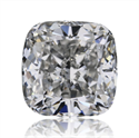 Natural Diamond 0.54 Carats, Cushion with  Cut, D Color, VVS2 Clarity and Certified by GIA