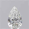 Natural Diamond 0.51 Carats, Pear with  Cut, F Color, SI1 Clarity and Certified by GIA