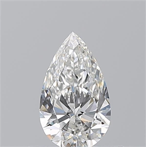Picture of Natural Diamond 0.51 Carats, Pear with  Cut, F Color, SI1 Clarity and Certified by GIA