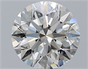 Natural Diamond 2.56 Carats, Round with Excellent Cut, I Color, SI2 Clarity and Certified by GIA