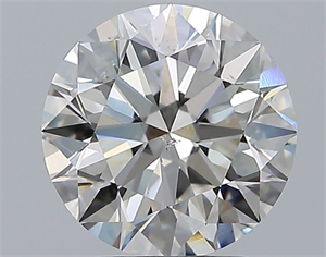 Picture of Natural Diamond 2.56 Carats, Round with Excellent Cut, I Color, SI2 Clarity and Certified by GIA
