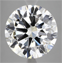 Lab Grown Diamond 6.53 Carats, Round with Excellent Cut, E Color, VVS2 Clarity and Certified by IGI