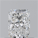 Natural Diamond 0.51 Carats, Radiant with  Cut, E Color, VS2 Clarity and Certified by GIA