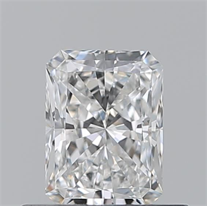 Picture of Natural Diamond 0.51 Carats, Radiant with  Cut, E Color, VS2 Clarity and Certified by GIA