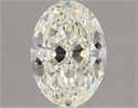 Natural Diamond 1.01 Carats, Oval with  Cut, I Color, VVS2 Clarity and Certified by IGI