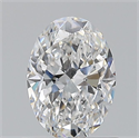 Natural Diamond 0.80 Carats, Oval with  Cut, E Color, VS1 Clarity and Certified by GIA