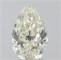 Natural Diamond 1.50 Carats, Pear with  Cut, J Color, SI1 Clarity and Certified by IGI