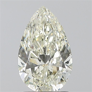 Picture of Natural Diamond 1.50 Carats, Pear with  Cut, J Color, SI1 Clarity and Certified by IGI