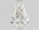 Diamante Natural 0.71 quilates, De pera , Color G, claridad SI1 y certificado GIA