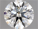 Natural Diamond 0.85 Carats, Round with Excellent Cut, F Color, VS1 Clarity and Certified by GIA