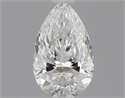 Diamante Natural 0.30 quilates, De pera , Color E, claridad VVS2 y certificado GIA