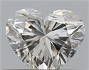 Natural Diamond 0.40 Carats, Heart with  Cut, H Color, SI1 Clarity and Certified by GIA
