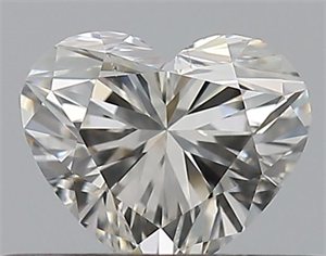 Picture of Natural Diamond 0.40 Carats, Heart with  Cut, H Color, SI1 Clarity and Certified by GIA