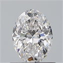 Natural Diamond 0.70 Carats, Oval with  Cut, E Color, VS2 Clarity and Certified by GIA