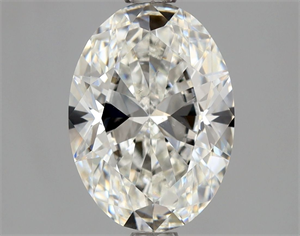 Picture of Natural Diamond 1.50 Carats, Oval with  Cut, G Color, SI1 Clarity and Certified by GIA