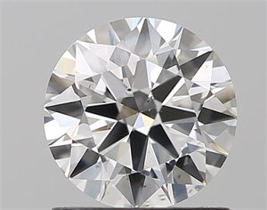 Picture of Natural Diamond 1.01 Carats, Round with Excellent Cut, G Color, SI1 Clarity and Certified by GIA