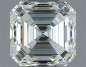 Picture of Natural Diamond 1.00 Carats, Asscher with  Cut, I Color, VVS1 Clarity and Certified by IGI