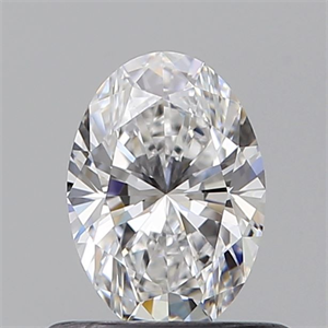 Foto Diamante Natural 0.51 quilates, Ovalado , Color D, claridad VVS1 y certificado GIA de