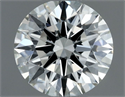 Natural Diamond 0.53 Carats, Round with Excellent Cut, H Color, IF Clarity and Certified by IGI
