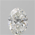 Natural Diamond 1.21 Carats, Oval with  Cut, G Color, VVS2 Clarity and Certified by GIA