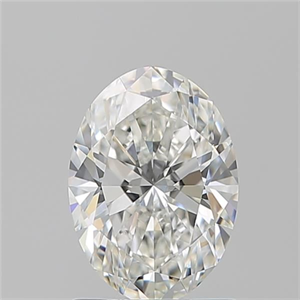 Picture of Natural Diamond 1.21 Carats, Oval with  Cut, G Color, VVS2 Clarity and Certified by GIA