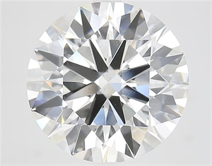 Picture of Lab Grown Diamond 6.01 Carats, Round with Ideal Cut, G Color, VS2 Clarity and Certified by IGI