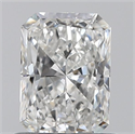 Diamante Natural 0.80 quilates, Radiante , Color F, claridad SI1 y certificado GIA