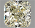 Natural Diamond 1.01 Carats, Cushion with  Cut, L Color, SI2 Clarity and Certified by IGI