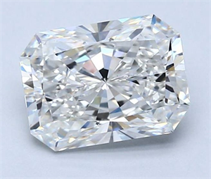 Foto Diamante Natural 2.01 quilates, Radiante , Color G, claridad VS2 y certificado GIA de
