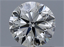 Natural Diamond 1.00 Carats, Round with Very Good Cut, K Color, SI2 Clarity and Certified by GIA