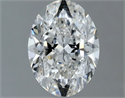 Diamante Natural 1.00 quilates, Ovalado , Color G, claridad SI1 y certificado IGI