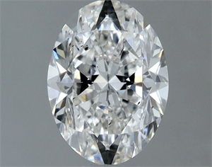 Foto Diamante Natural 1.00 quilates, Ovalado , Color G, claridad SI1 y certificado IGI de