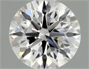 Diamante Natural 0.44 quilates, Redondo , Color D, claridad VS2 y certificado GIA
